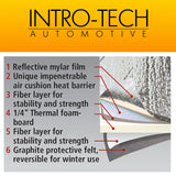 Intro-Tech Custom Ultimate Reflector Auto Windshied Sunshade for 17-24 Cadillac XT5 with Tech Package